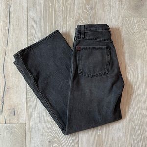 BDG HIGH WAIST BLACK JEANS WIDE LEG